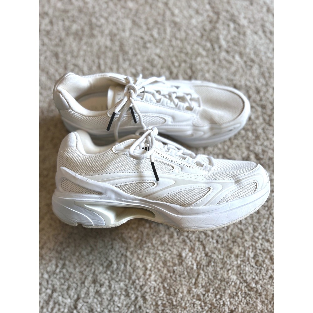 Adidas by Stella McCartney Sportswear 2000 White Mesh Chunky Sneakers SZ 8.5